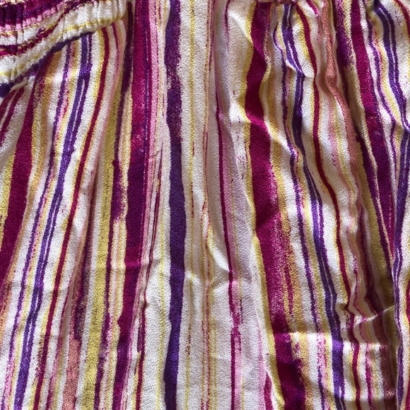 Love Circle brand wide leg flowy stripe pant size L - Picture 2 of 4